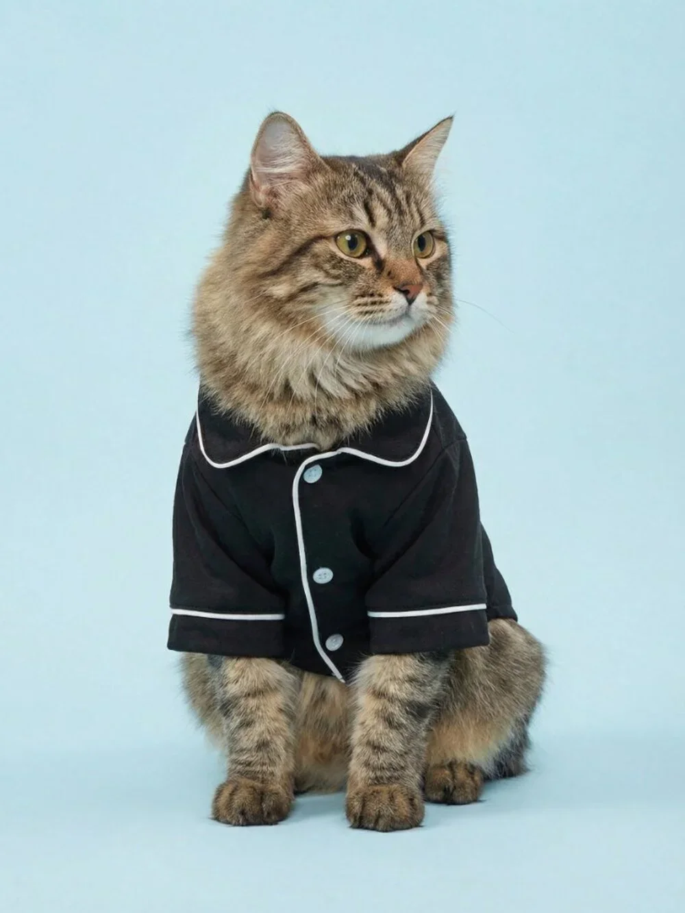 Black Cute Pet Clothes, Dog & Cat Pajamas'